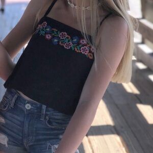 hollister flowy tank top